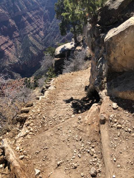istock A precarious path down Grandview Trail, Grand Canyon. 946176992