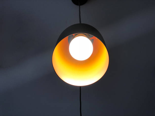 istock Light lamp electricity hanging decorate home interior 946187490