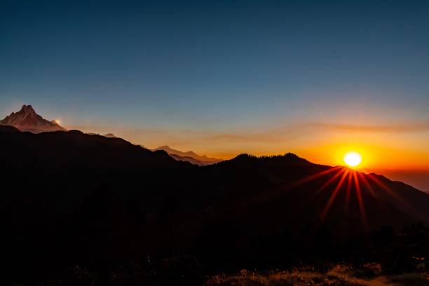 istock Magical rays of a sunrise 946200882