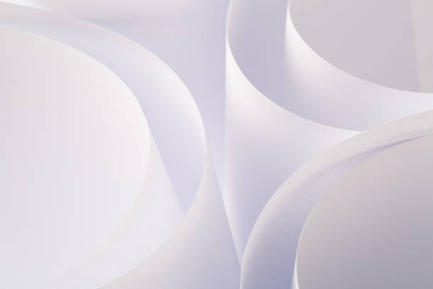 istock Paper Curls. Abstract Curled Paper. 946201912