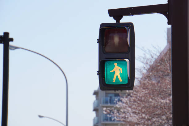 istock The pedestrian signal is a green light. 946208588