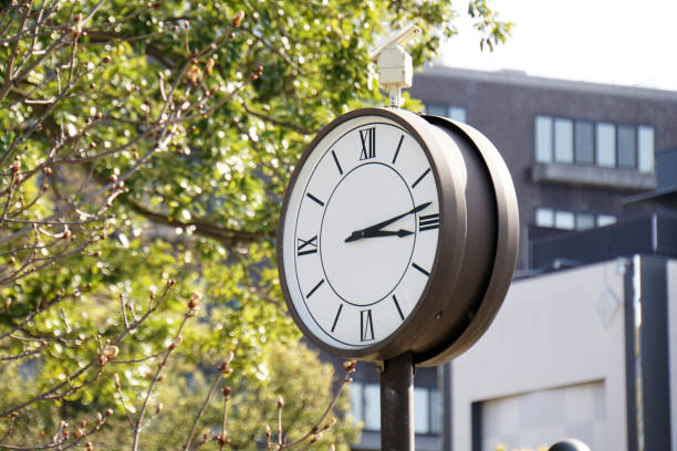 istock The clock of the town. 946208682