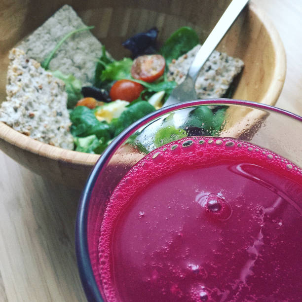 istock Beet juice and salad 946213116