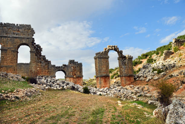 Olba Aqueduct is a ruined Roman aqueduct in Mersin Province, southern Turkey. The aqueduct was commissioned by the Roman Emperor Septimius Severus in 199