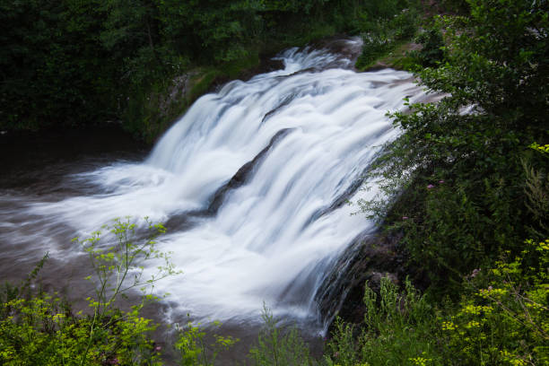 istock Waterfall Chervonograd in Ternopil region, Ukraine 946223652