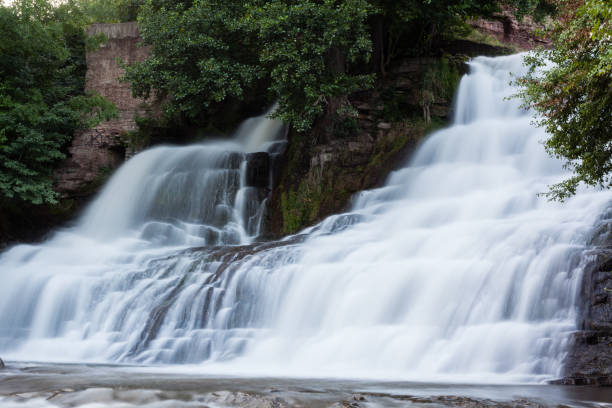 istock Waterfall Chervonograd in Ternopil region, Ukraine 946223664