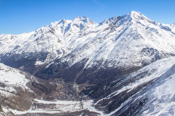 istock Saas-Fee Village in Valley, Switzerland 946232634