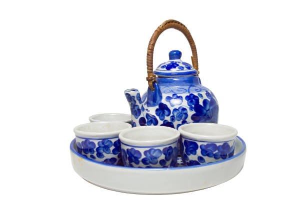 istock set of chinese blue white ceramic tea pottery isolated on white blackground with clipping path 946232826