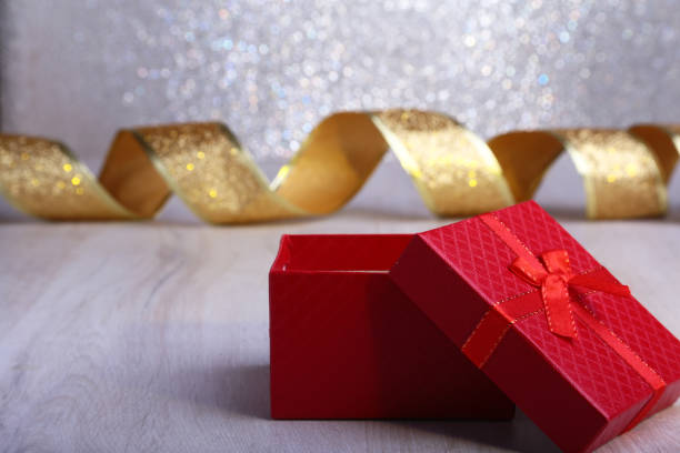 istock Open gift box, isolated on the white background 946236730