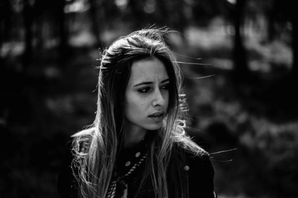 istock Young woman at forest 946237524