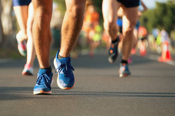 istock Marathon running in the light of evening 946243402