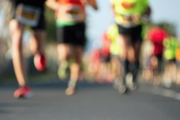 istock Marathon running in the light of evening 946243700