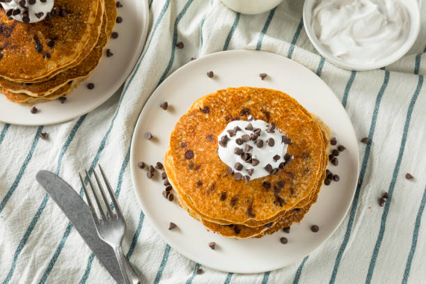 istock Homemade Chocolate Chip Pancakes 946244106