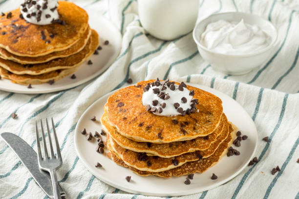 istock Homemade Chocolate Chip Pancakes 946244326