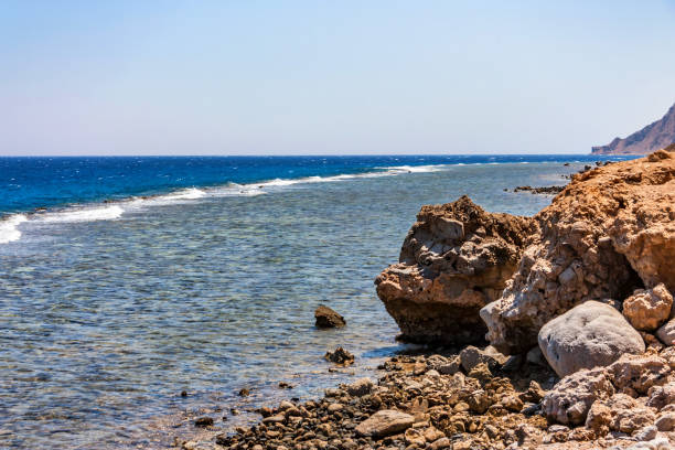 istock Beautiful empty coast of Red Sea in Egypt 946247336