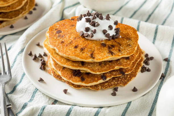 istock Homemade Chocolate Chip Pancakes 946248198