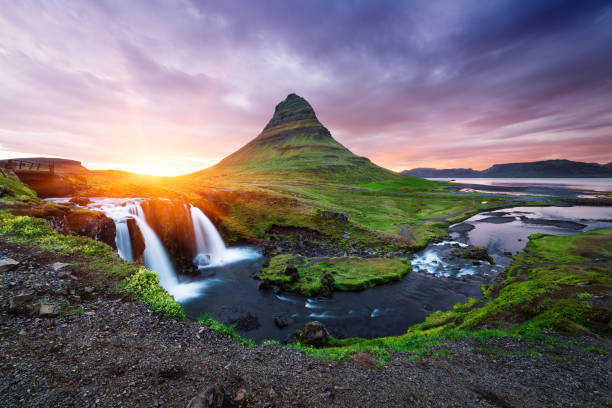 istock Kirkjufellsfoss - the most beautiful waterfall in Iceland 946248488