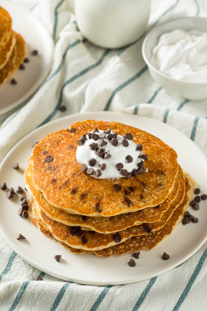 istock Homemade Chocolate Chip Pancakes 946251282