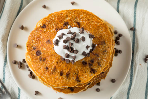 istock Homemade Chocolate Chip Pancakes 946252074