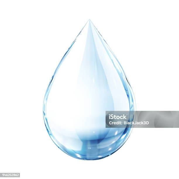 De Agua Drop Foto de stock y más banco de imágenes de Gota - Líquido - Gota - Líquido, Agua, Tridimensional
