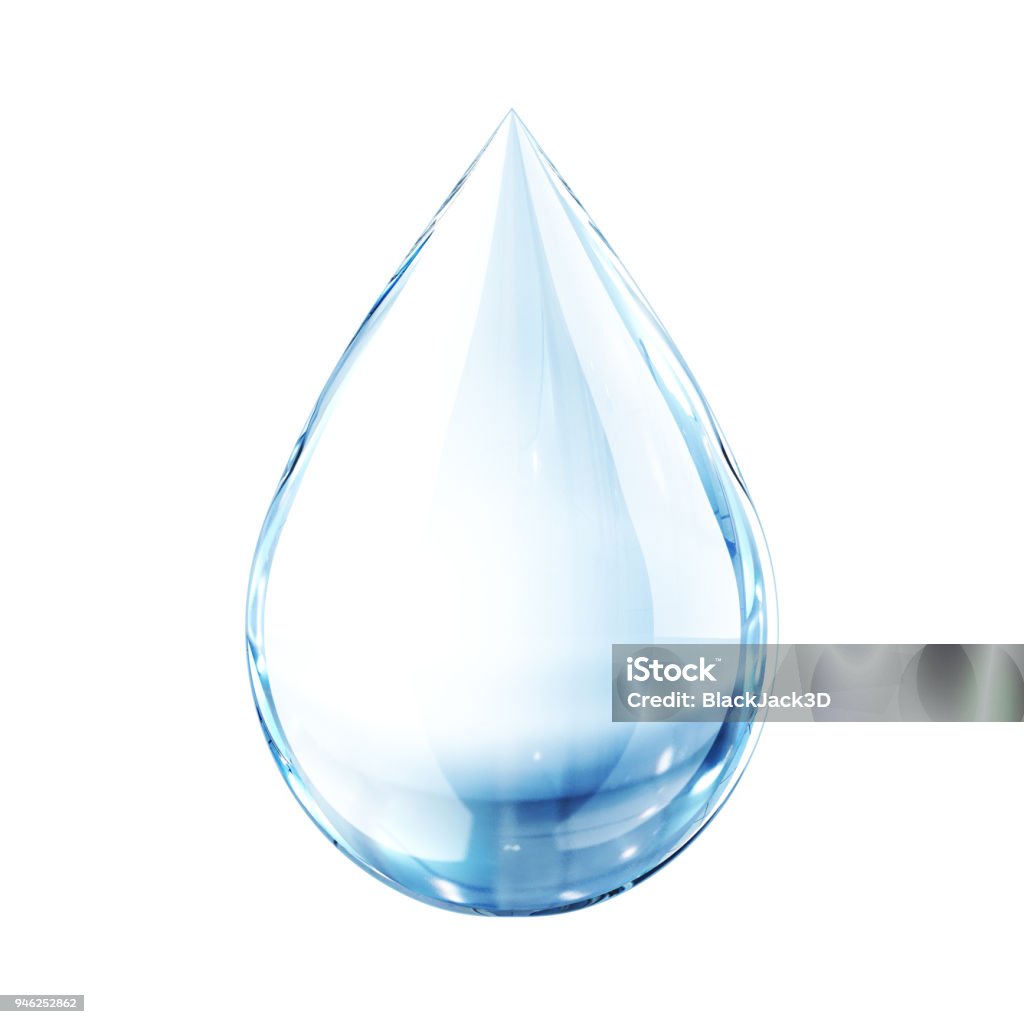 Goccia d'acqua - Foto stock royalty-free di Goccia