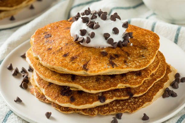 istock Homemade Chocolate Chip Pancakes 946256240