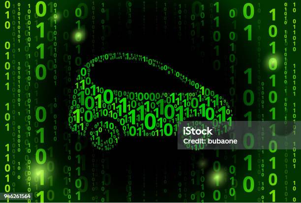 Car Binary Code Vector Pattern Background Stock Illustration - Download ...