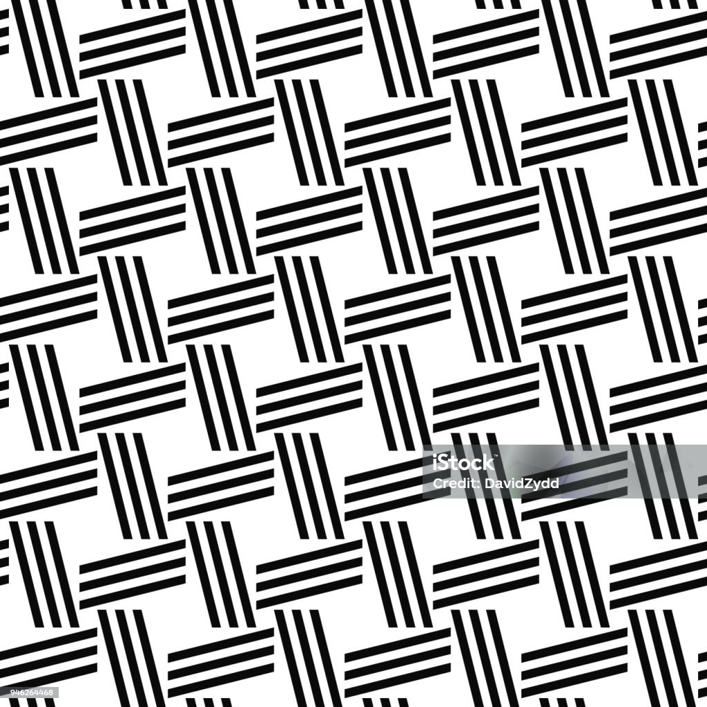 Line Repeat Patterns Monochrome Repeating Line Pattern Stock Illustration - Download Image ...