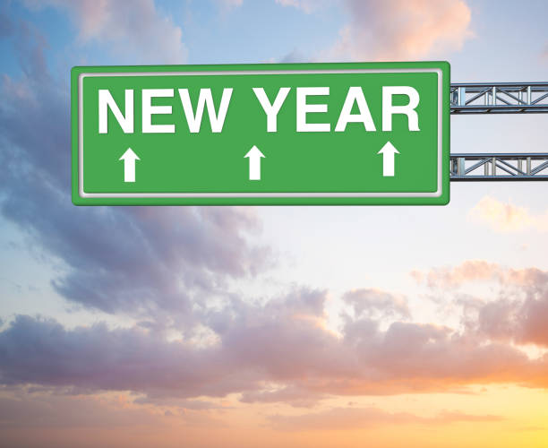 istock New year highway sign 946280336