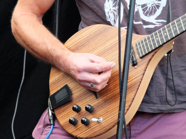 istock man playing electric guitar in close up 946299802