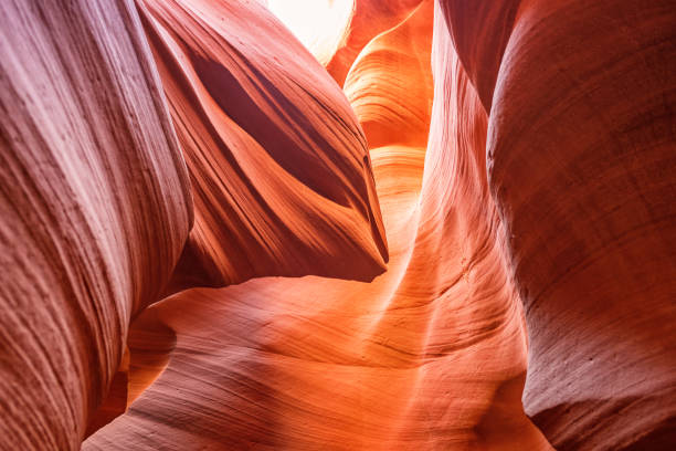 Rock formation in Antelope Canyon in Page Arizona