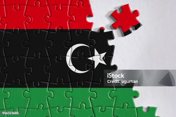 Puzzle Flag Stock Photo - Download Image Now - Africa, Business, Business Strategy
