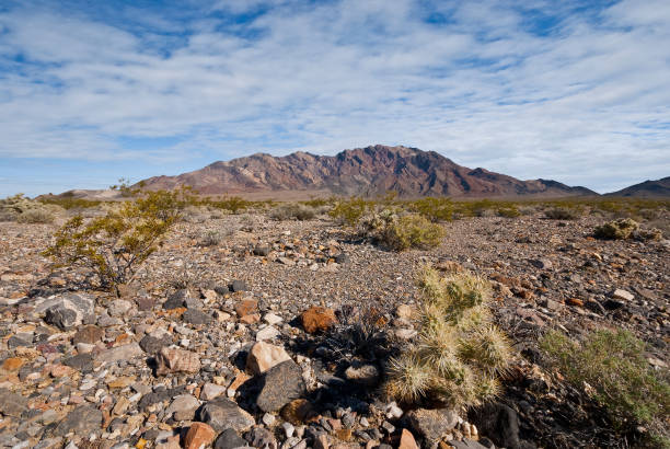 istock Pyramid Peak and Mojave Desert 946342638