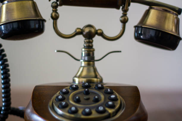 istock Retro vintage telephone 946344972