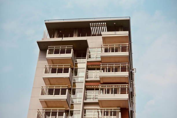 istock Modern architectural unique building isolated stock photograph 946345830