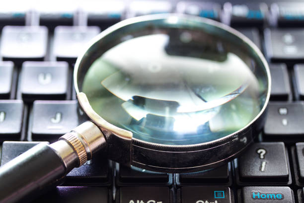 istock A magnifying Glass is searching the internet. 946348188