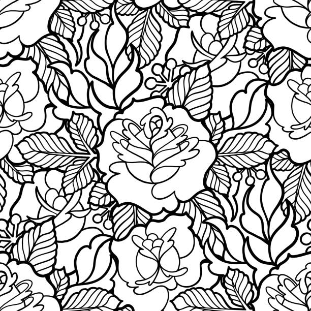 Rose Graph Patterns 320+ Roses Graph Drawing Stock Photos, Pictures & Royalty-Free Images ...