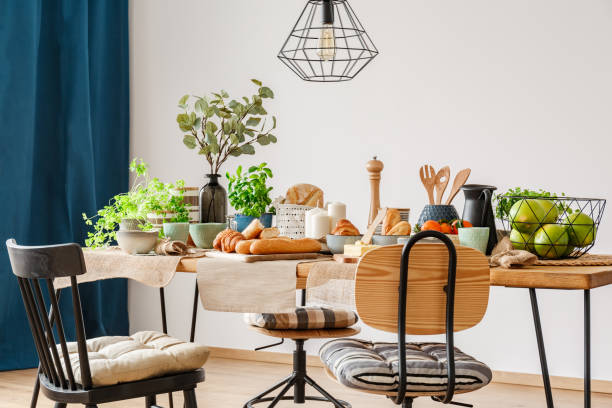 istock Wooden table for home breakfast 946357998