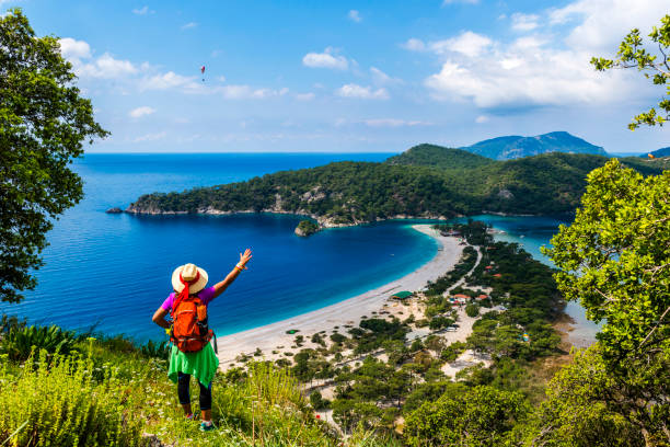 Walking in the Oludeniz.