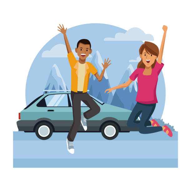Two Cars Together 520+ 2 Cars Together Stock Illustrations, Royalty-Free Vector Graphics ...