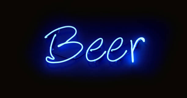 istock Close-Up Of Illuminated Blue Light At Night 946388704
