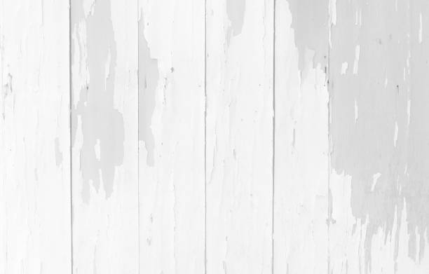 istock White Peeling Paint Wood Texture Wall Background. 946406328