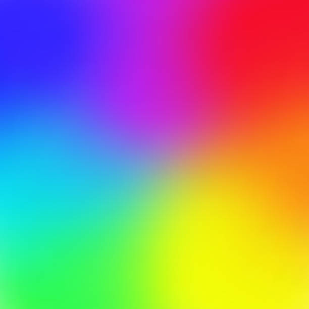 虹色グラデーション メッシュ バック グラウンド トレンディなスタイル ベクトル図 - 虹点のイラスト素材／クリップアート素材／マンガ素材／アイコン素材