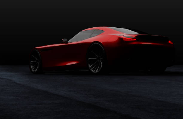 istock Red sportscar outdoors 946441340