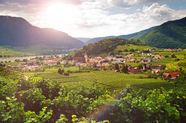 istock View to the famous town 