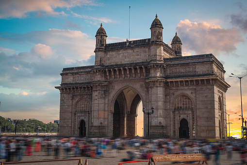 gate to india. Mumbai, the old city.