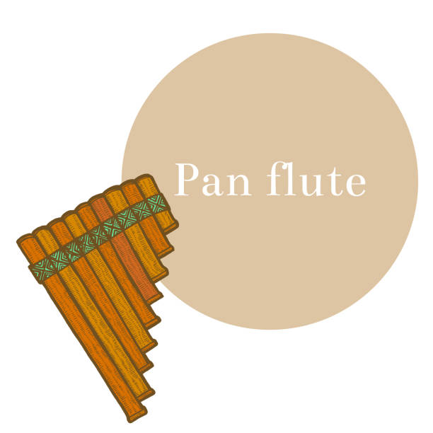 Ilustración de Flauta De Pan Color Estilo Dibujado A Mano y más Vectores  Libres de Derechos de Actuación - Conceptos - Actuación - Conceptos,  Aprender, Arte - iStock