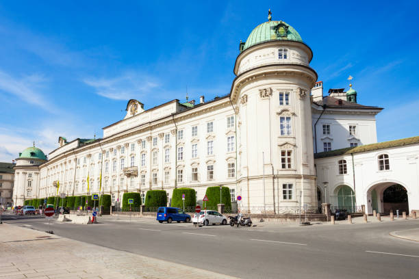 Hofburg Imperial Palace, Innsbruck The Hofburg Imperial Palace is a former Habsburg palace in Innsbruck, Austria. Innsbruck is the capital city of Tyrol. the hofburg complex stock pictures, royalty-free photos & images