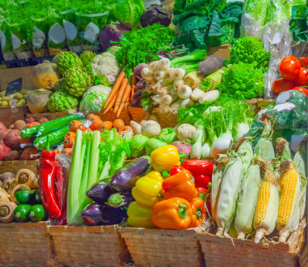 istock Vegetables at a market stall 946502740