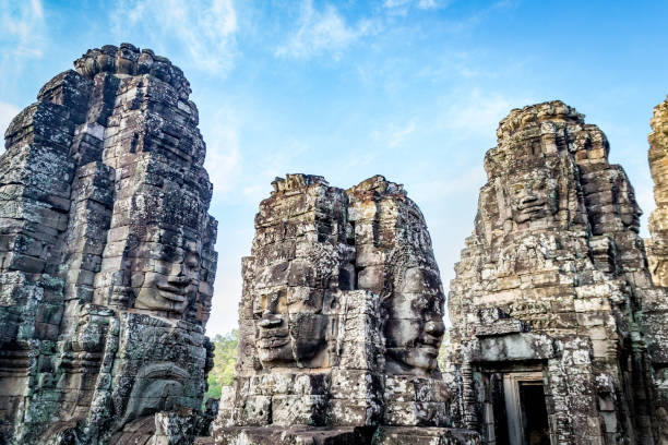 istock Stone faces of Bayon temple 946515514